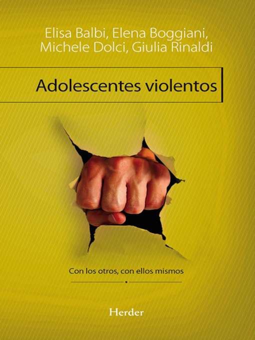 Title details for Adolescentes violentos by Elisa Balbi - Wait list
